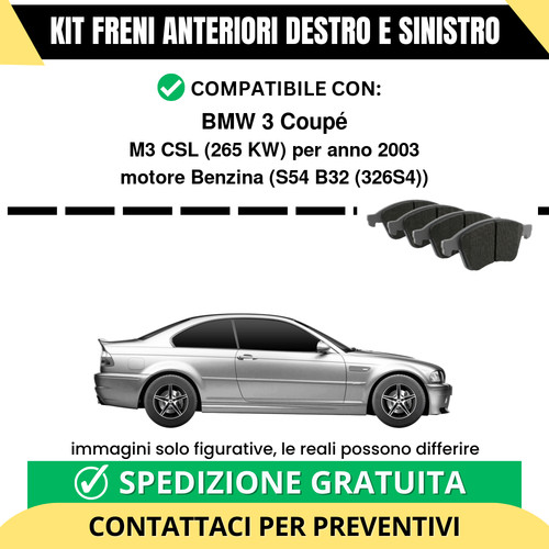 Pastiglie freno anteriori per - freno,